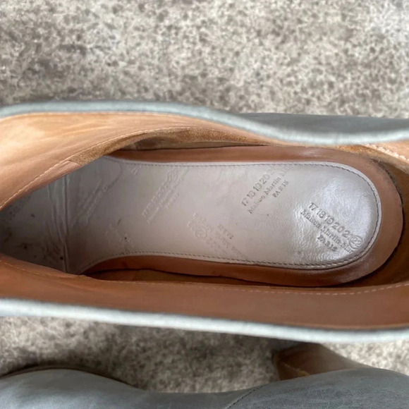 Maison Martin Margiela Line 22 Blue Leather Boots, size 39.5 - Picture 10 of 13